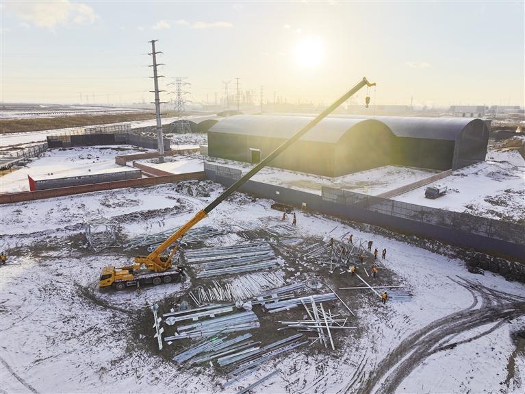 人勤春来早 项目建设忙