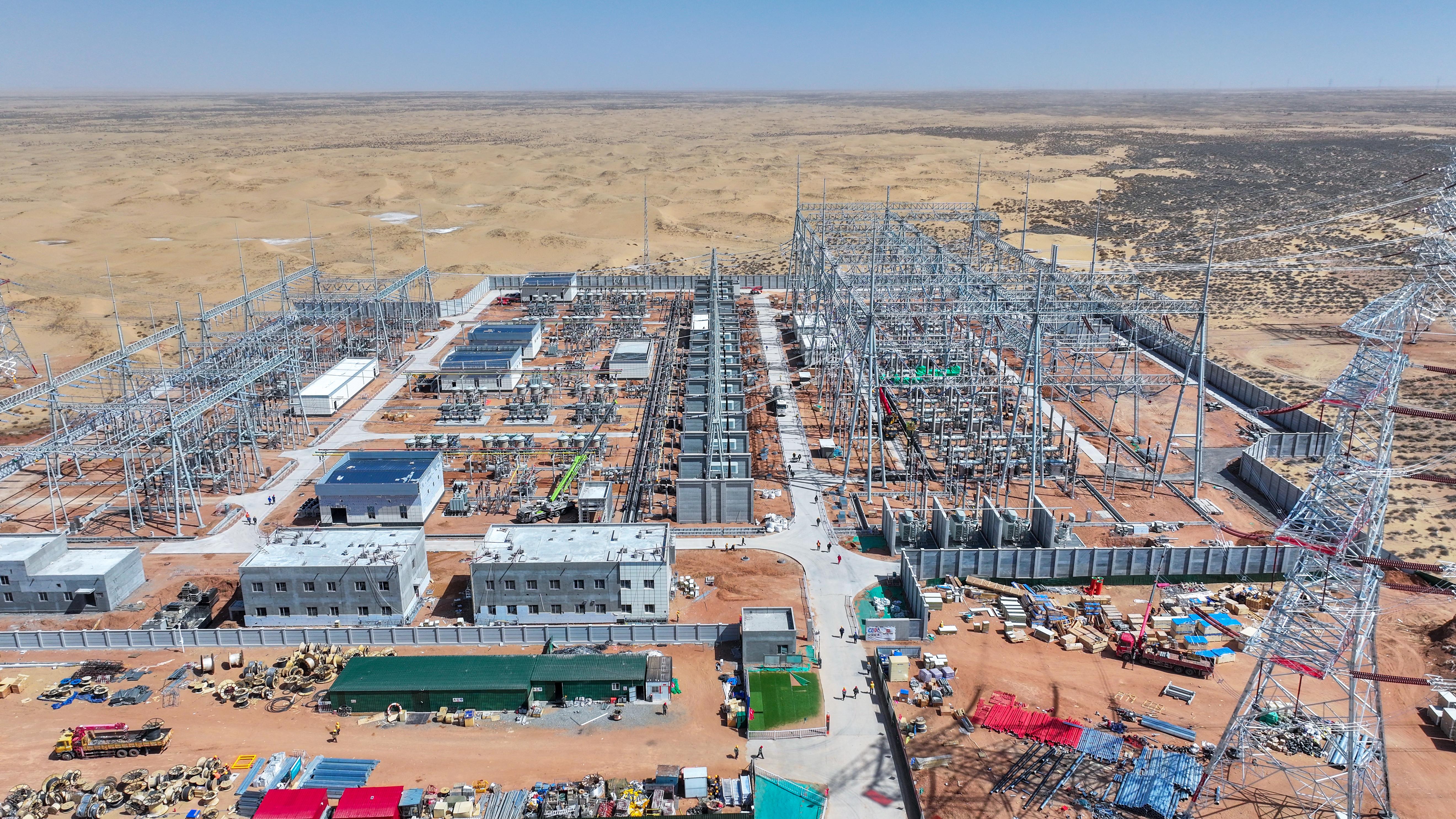 库沙500千伏输变电工程“开足马力”