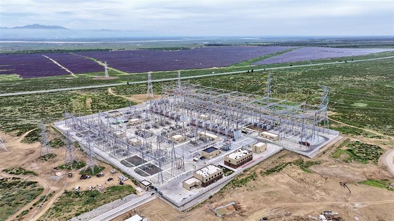 主变“扩容”   续写“戈壁绿”新征程