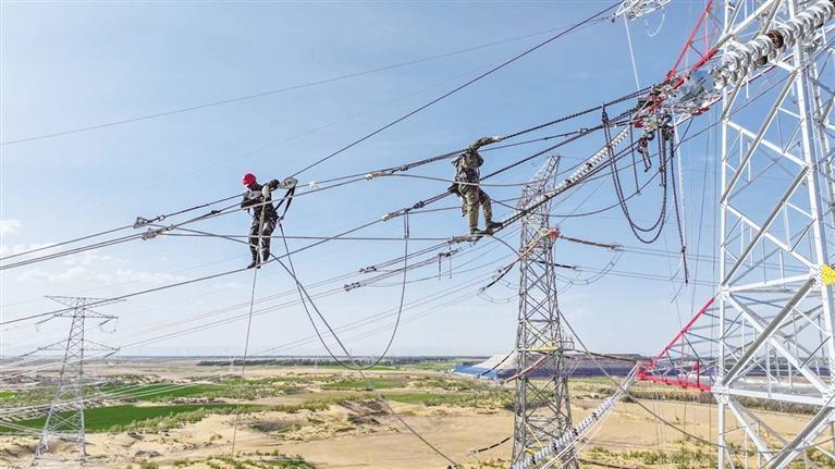 河套-祥泰-千里山    又一条电力大动脉投运